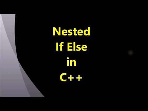 C++ 8: Nested if else