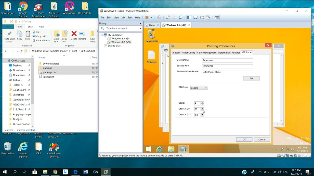 Developing QR Code Filter for XPS Printer Driver YouTube