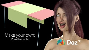 Daz Studio pro Tips: Make a simple table