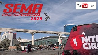 2025 Sema Show Nitro Circus Live At Las Vegas Convention Center Extreme Motorcycle Stunts Action