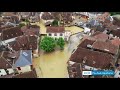 Images drone des inondations à Salies de Béarn 13 juin ...