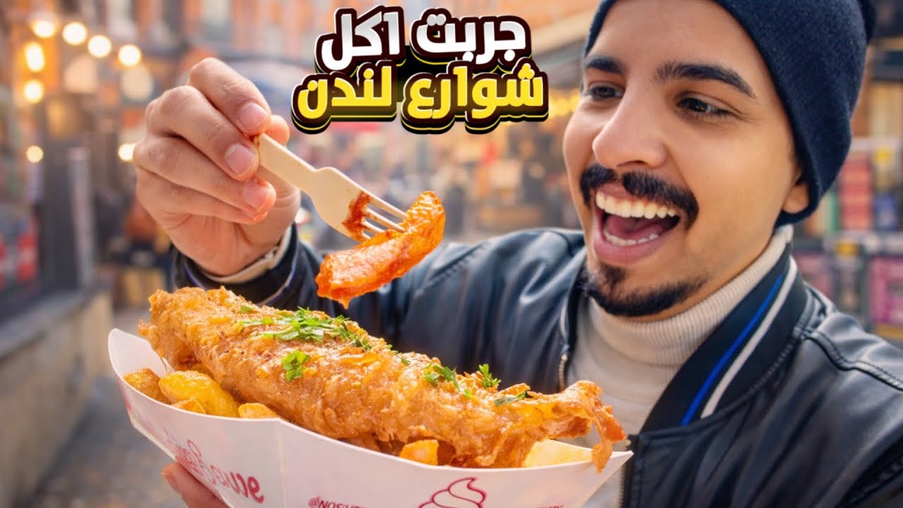 جربت اكل الشوارع في لندن 🇬🇧