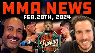 MMA Breaking News for February 28th, 2024 with Jon Anik & Kenny Florian - #ufc News -UFC Mexico City by Anik & Florian Podcast 624 views 2 months ago 18 minutes