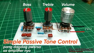 Simple Circuit lang peru malinaw yung tunog_Passive Tone Control (Tagalog)