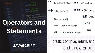Learn JS: operators and statements + Loops, Try-Catch & Error Handling