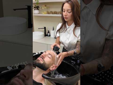 10/10 Shave & Trim ASMR in Czech Barbershop 💈🇨🇿 #razor #barber #bald #relax #beard