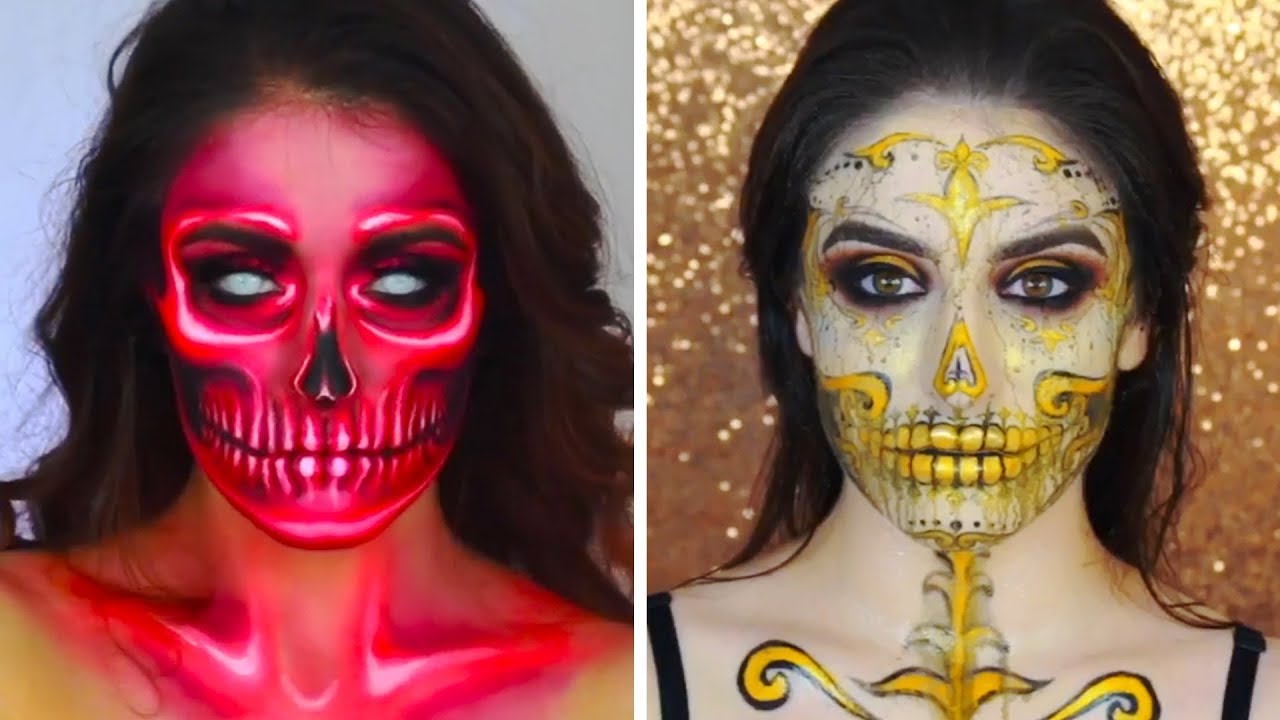  LAST  MINUTE  HALLOWEEN  MAKEUP  IDEAS  YouTube