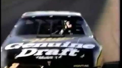 Miller Beer Ad with Rusty Wallace of NASCAR from 1991