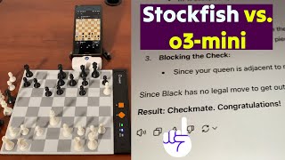 Chessnut Go Stockfish vs. OpenAI o3-mini AI model 🟡 @gadgetify screenshot 5