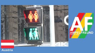 4K Gesig Swarco Standard E27 Pedestrian Traffic Light With Vienna Couples Lesbian