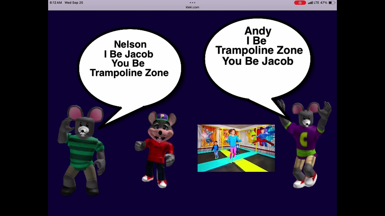 Andy and Nelson Are Trampoline Zone & Jacob