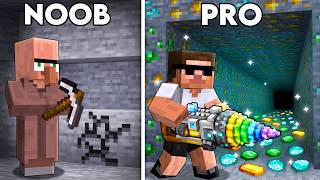 NOOB vs PRO Weapon Mining Battle! screenshot 3