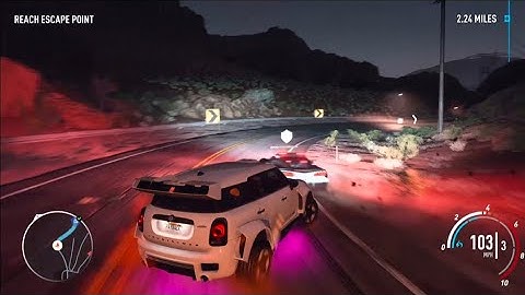 Night pursuit in my Mini John Cooper Works Countryman | NFS Payback | Cop Chase | Gameplay |