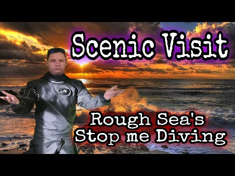 Scenic Visit Along The Coast Of Northern Ireland , Rough Sea's Stop me Diving