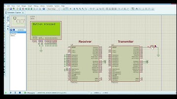 Interface two microcontrollers throughout the UART communication protocol