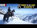 8 Things To Do First In Chapter 2 For An Amazing Headstart RDR2 
