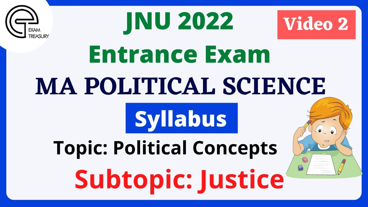 JNU 2022 MA Political Science | Syllabus | Political Theory- Justice | Join Test Series Now Register