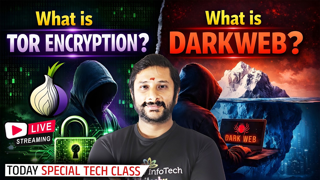 🚨 LIVE: What is Tor Encryption & Dark Web? Explained Simply! | Kaashiv ...
