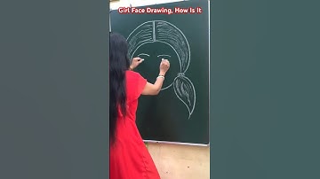 Girl Face Drawing, How Is It #shorts #shortsfeed #drawing #art #youtubeshorts #ytshorts #trending