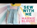Sew with me tilly  the buttons marnie blouse