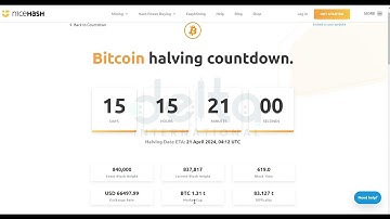 BITCOIN HALVING COUNTDOWN