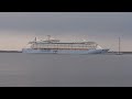 cruise ship: M/S Voyager of the seas leaving Tallinn
