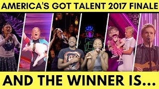 AND THE WINNER IS... | The Finale | America's Got Talent 2017 REACTION!!