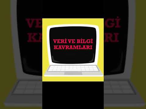 Video: Veri Ve Bilgi Nedir