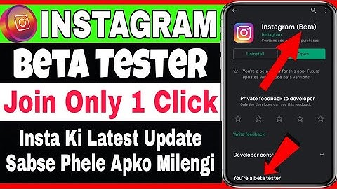 Instagram Beta Tester Join Kaise Kare | Instagram Beta Version Features | Instagram Beta Tester 2021