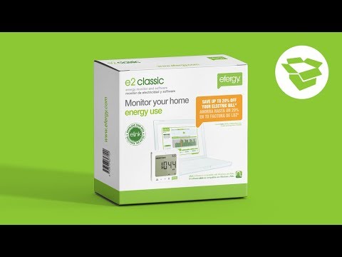 Unboxing efergy E2 Classic with USB, wireless energy monitor