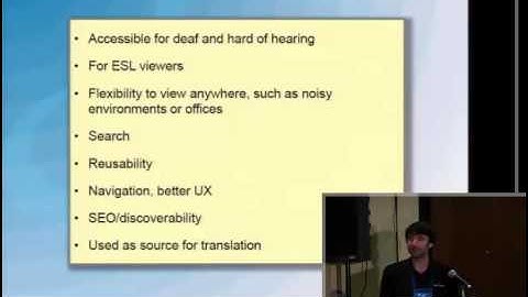University of Wisconsin Presents: Captioning & Accessibility for Lecture Capture