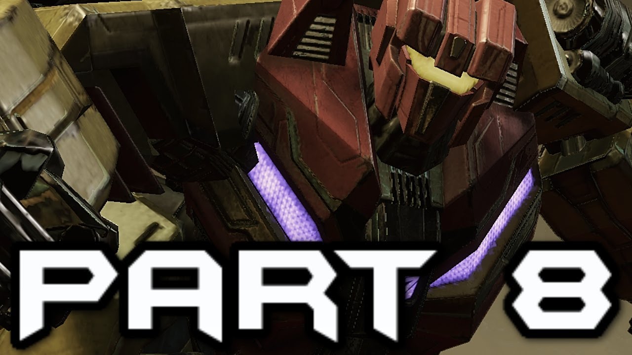 Transformers Fall of Cybertron Walkthrough Gameplay Part 8 - Death From ...
