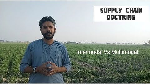 Intermodal Vs Multimodal Transportation - Types of Transportation Movement - Urdu-Hindi-SCM