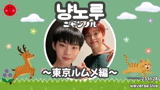 【ONF / 日本語字幕】通常運転ニャンノル🦌🐈が堪能できます 231128 weverse live