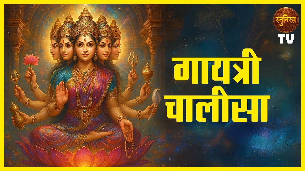 Gayatri Chalisa | गायत्री माँ चालीसा | with Hindi Subtitles