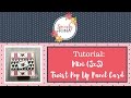 Mini Twist Pop Up Panel Card Tutorial - 3x3 Card