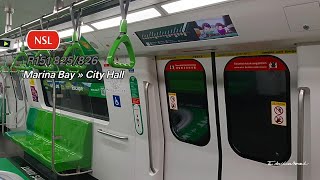 [SMRT] ALS R151 (825/826) Marina Bay » City Hall