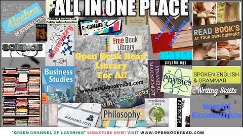 Introduction Video for Open Book Read Library