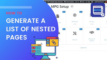 Generate a List of Nested Pages with MPG - Tutorial