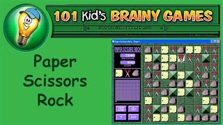 101 Kid's Brainy Games - Paper Scissors Rock
