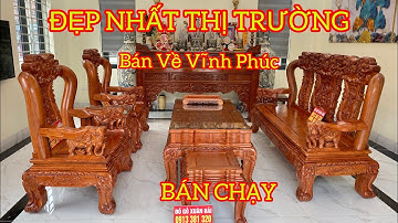 Bàn giao bộ minh quốc voi cột 12 chân 14 gỗ hương đá về Vĩnh Phúc ( anh Tiến )