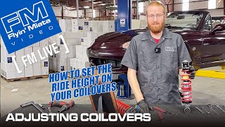 How to Adjust Coilover Ride Height (FM Live)