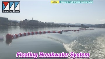 Floating Breakwater System, Wave Eater, Plastic Floating Barriers, anti wave HDPE, Japan 消波