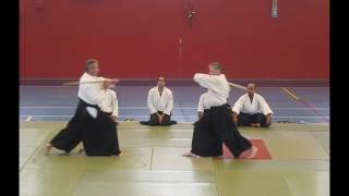 DEMO TASSIN 2016  bokken tanto  Fabrice De Ré Stephane Abeillon