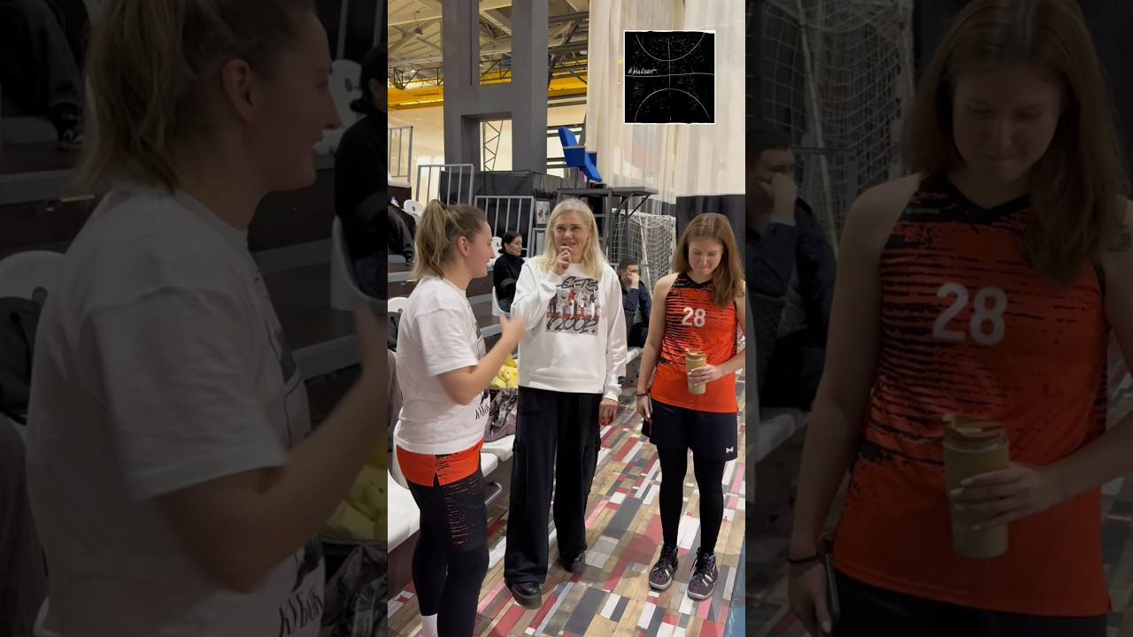 А мы снова пристаем к баскетболистам с каверзными вопросами 