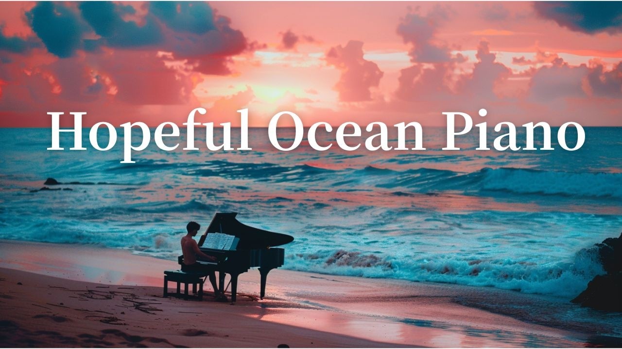 Hawaiian Ocean Piano at Winter’s End｜Hopeful & Relaxing Piano Music 1 Hour