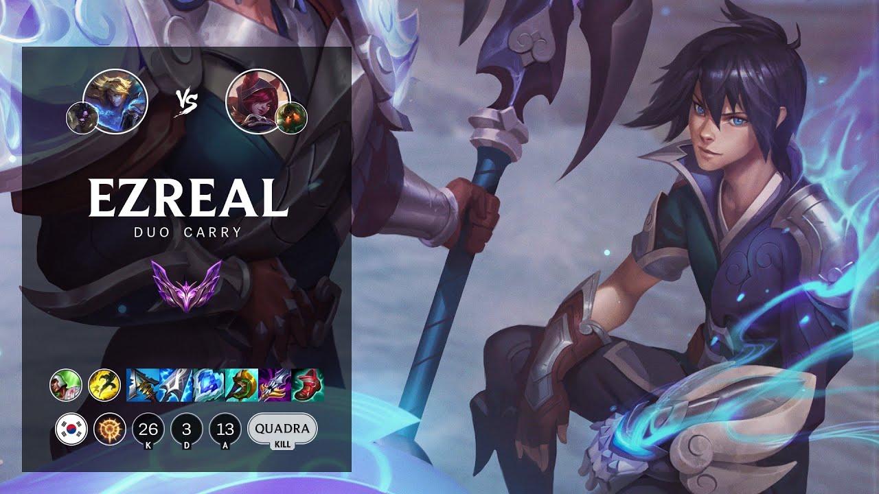 Ezreal ADC vs Xayah - KR Master Patch 12.6
