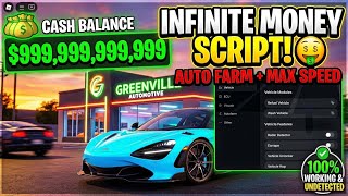 [OP] GREENVILLE SCRIPT 2026! 🚀 Auto Farm Infinite Money & Max Speed screenshot 3