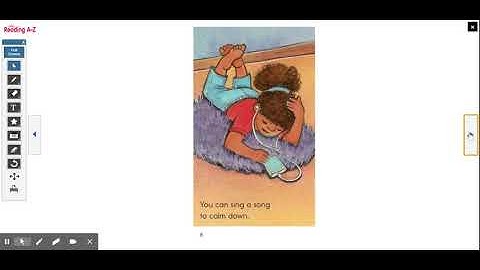 Calming Down | Reading A-Z