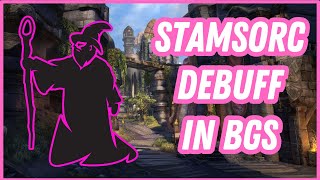ESO PvP - StamSorc Debuffing The Competition In BGs! - [Battlegrounds Chronicles]